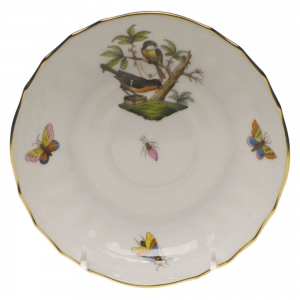 Herend Rothschild Bird Canton Saucer - Motif 02 5.5"D