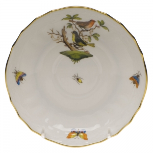 Herend Rothschild Bird Canton Saucer - Motif 03 5.5"D