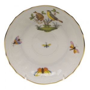Herend Rothschild Bird Canton Saucer - Motif 07 5.5"D