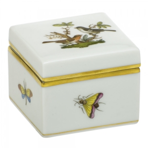 Herend Rothschild Bird Square Box