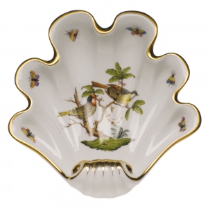 Herend Large Shell Dish - Bird