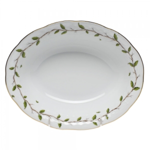 Herend Rothschild Garden Oval Vegetable Dish