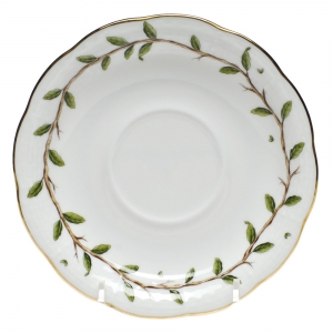 Herend Rothschild Garden Tea Saucer 6"D