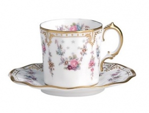 Royal Crown Derby Royal Antionette Coffee Cup
