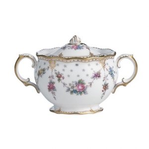 Royal Crown Derby Royal Antionette Covered Sugar