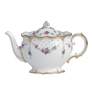 Royal Crown Derby Royal Antionette Teapot - Medium
