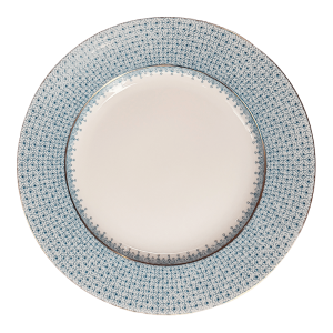 Mottahedeh Turquoise Lace Dinner Plate - 10.25"