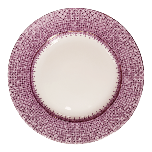 Mottahedeh Plum Lace Dinner Plate - 10.25"