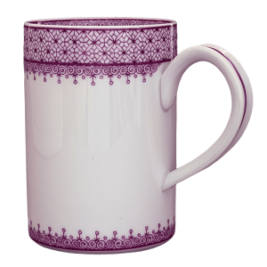 Mottahedeh Plum Lace Mug - 4.25"