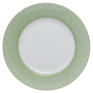 Mottahedeh Apple Green Lace Dinner Plate - 10.25"