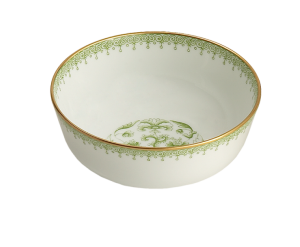 Mottahedeh Apple Green Lace Dessert Bowl - 4.75"