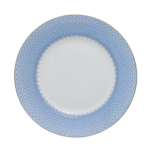 Mottahedeh Cornflower Blue Lace Dessert Plate - 8.5"