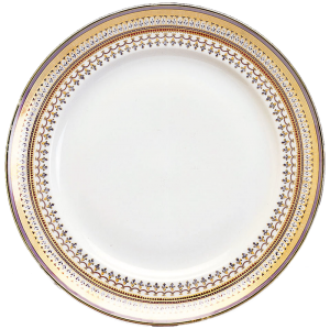 Mottahedeh Chinoise Blue Chop Plate - 13"