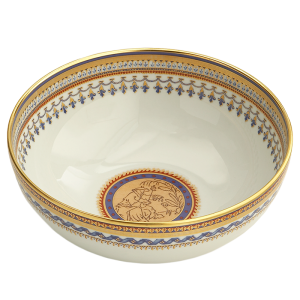 Mottahedeh Chinoise Blue Round Bowl - 8.5"