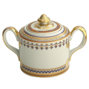 Mottahedeh Chinoise Blue Sugar Bowl
