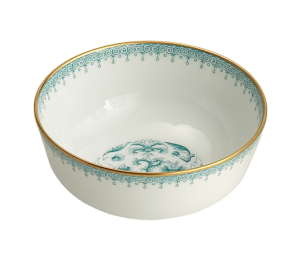 Mottahedeh Green Lace Dessert Bowl - 4.75"