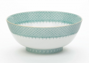 Mottahedeh Green Lace Round Bowl