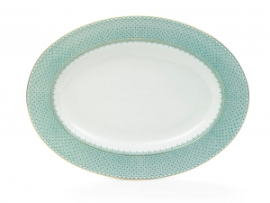 Mottahedeh Green Lace Platter