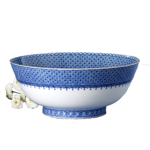 Mottahedeh Blue Lace Round / Bowl - 9"