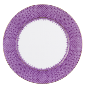 Mottahedeh Plum Lace Service Plate - 12"