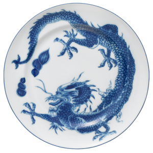 Mottahedeh Blue Dragon Dinner Plate - 10.25"