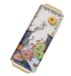 Mottahedeh Tobacco Leaf Sandwich Tray