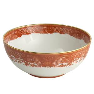 Mottahedeh Fitzhugh Cinnabar Medium Bowl   8"
