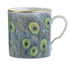 Mottahedeh Peacock Feather Mug