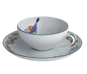 Mottahedeh Sylvanae Tea Cup & Saucer