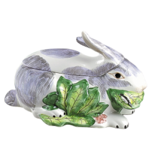 Mottahedeh Chelsea Rabbit Tureen - Small