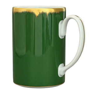 Mottahedeh Chelsea Feather Ivy Green Mug - 4.5"
