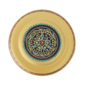 Mottahedeh Palma Bread / Canape Plate / 6.75" Diameter