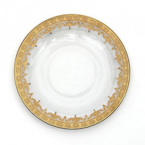 Arte Italica Vetro Gold Dinner Plate - 10"