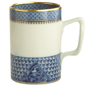 Mottahedeh Indigo Wave Mug