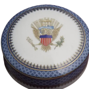 Mottahedeh American Eagle Round Box