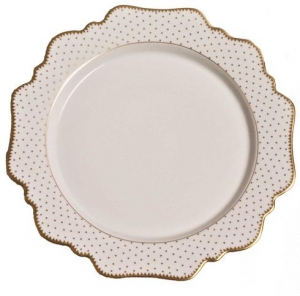 Anna Weatherley Simply Anna Antique Polka Dessert Plate