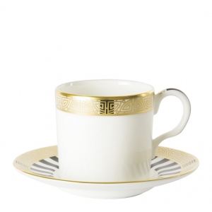 Royal Crown Derby Sartori Black Coffee Saucer