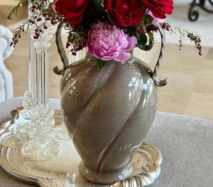 Arte Italica Scavo Twist Urn - Taupe
