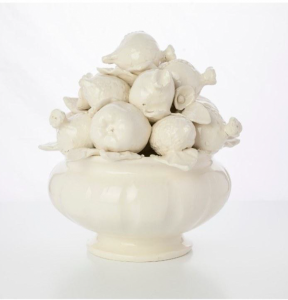 Arte Italica Scavo Fruit Bowl Topiary