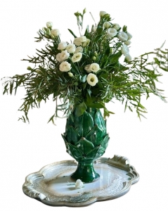 Arte Italica Scavo Harvest Vase - Italian Green