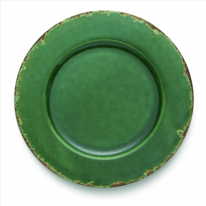 Arte Italica Scavo Charger - Green