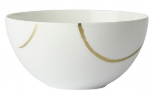Royal Crown Derby Sketch Chalk Cereal / Deep Coupe Bowl - 5.75"