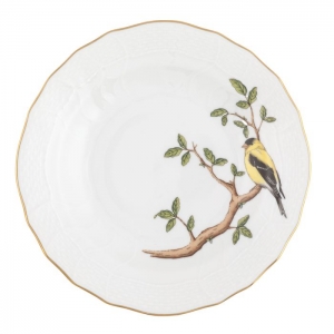 Herend Songbirds Dessert Plate - Goldfinch