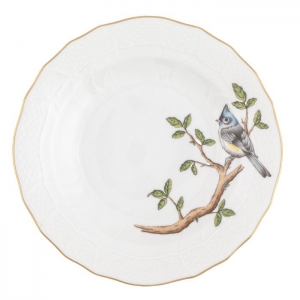 Herend Songbirds Dessert Plate - Titmouse