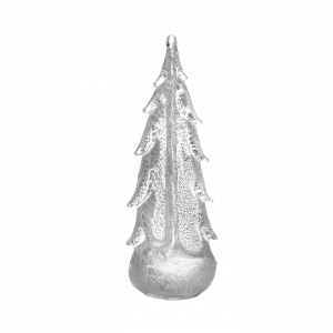 Simon Pearce Vermont Silver Leaf Evergreen Tree - 10"