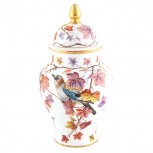 Herend Reserve Collection Autumn Leaves Vase