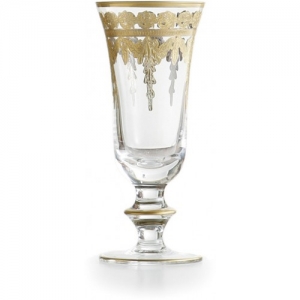 Arte Italica Vetro Gold Flute Glass