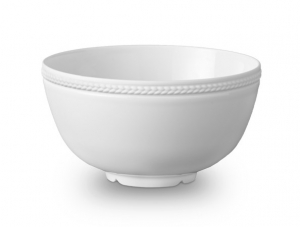L'Objet Soie Tressee White Cereal Bowl