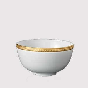 L'Objet Soie Tressee Gold Cereal Bowl