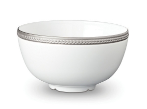 L'Objet Soie Tressee Platinum Cereal Bowl